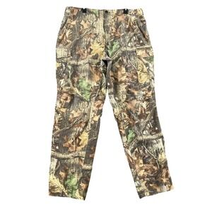 Rattlers Brand Cargo Pants Men XL Advantage Timber Camo USA Made Hunting Utility